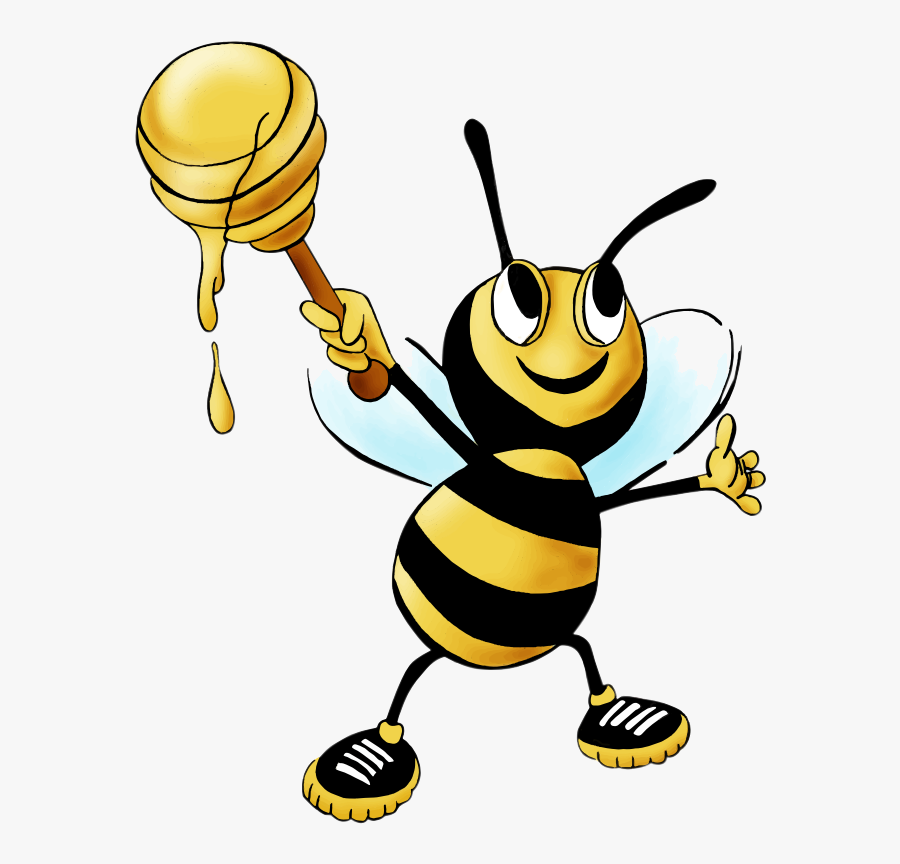 Bee Honey Clipart Drawing Free Cliparts Transparent - Bee And Honey Clipart, Transparent Clipart