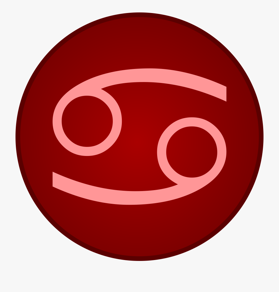 Cancer Symbol Clip Arts - Black Circle, Transparent Clipart