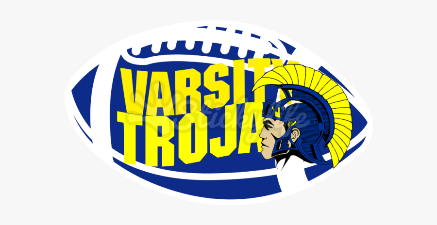 Varsity Viking Static Cling - Football Clipart, Transparent Clipart