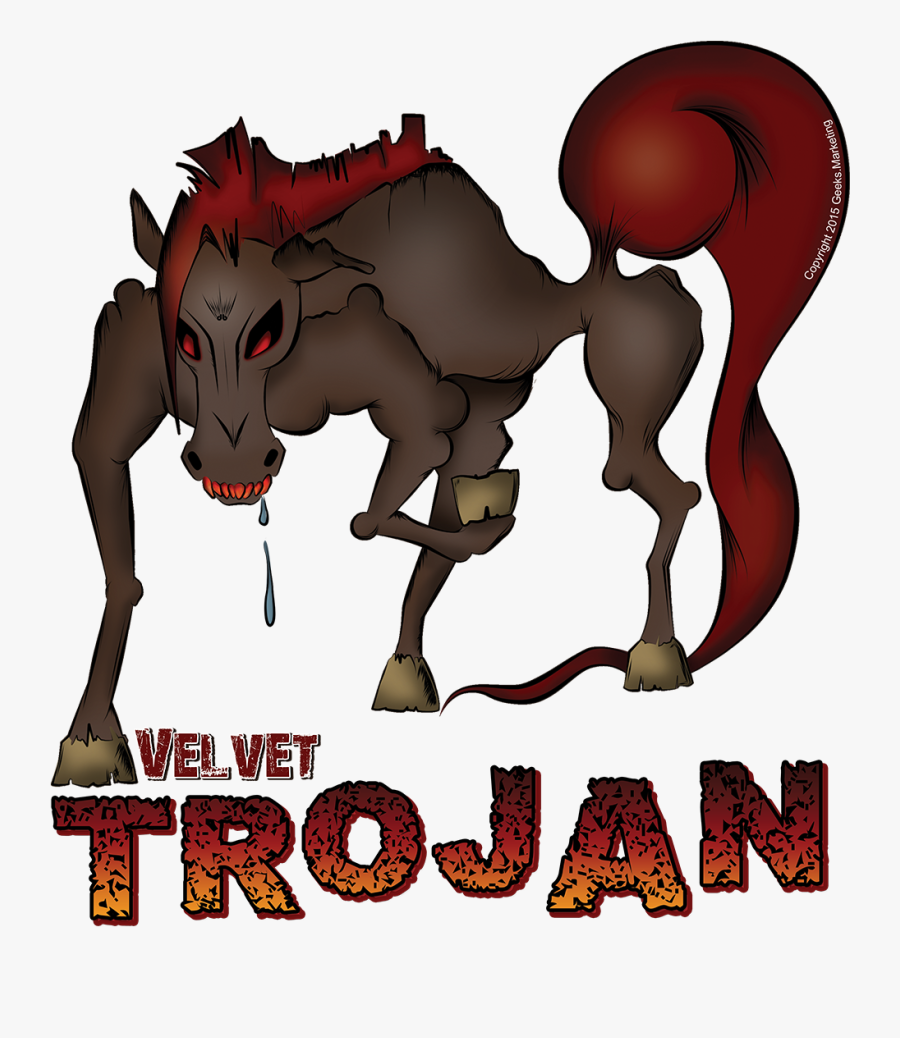 Velvet Trojan - Cartoon, Transparent Clipart