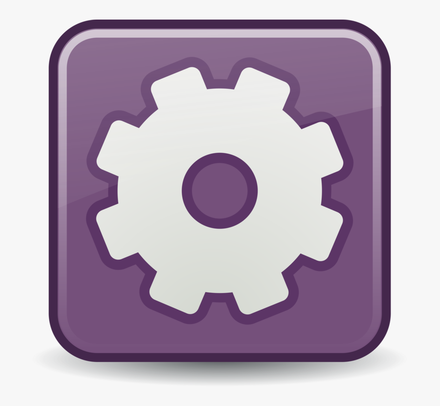 Square Gear Icon Vector Clip Art - Software Implementation & Deployment Icon, Transparent Clipart