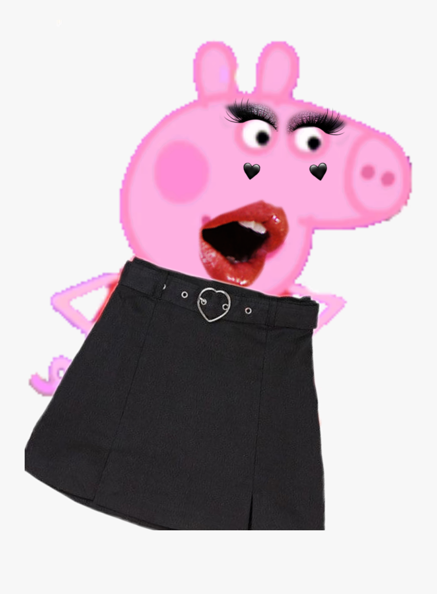 E-girl Peppa Pig - Peppa Pig E Girl, Transparent Clipart