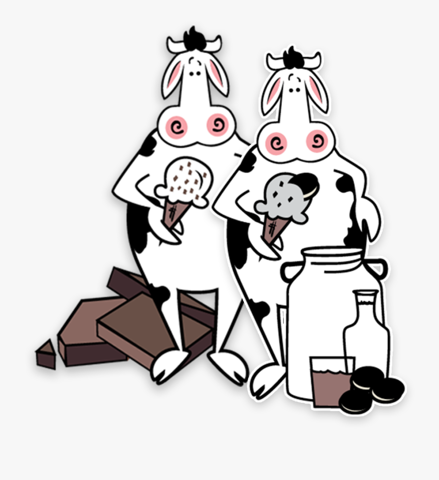 Comfy Cow Branding - Cartoon, Transparent Clipart