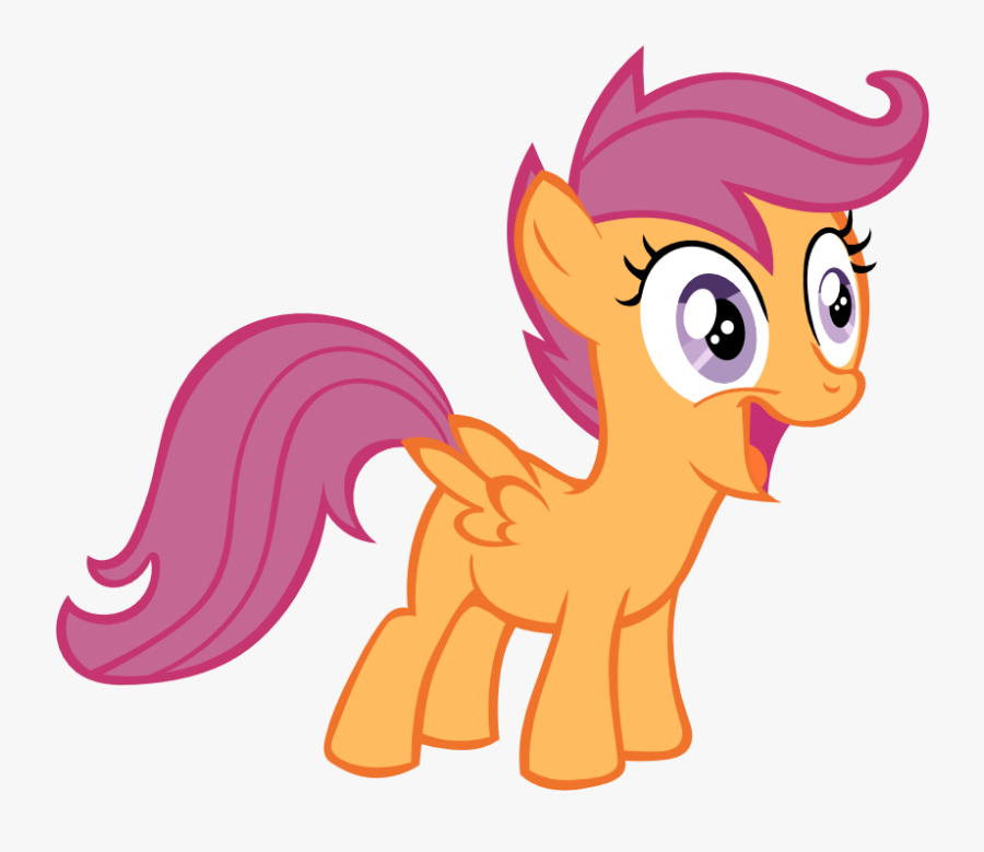 Scootaloo Traced By Panzi - My Little Pony Do Want, Transparent Clipart