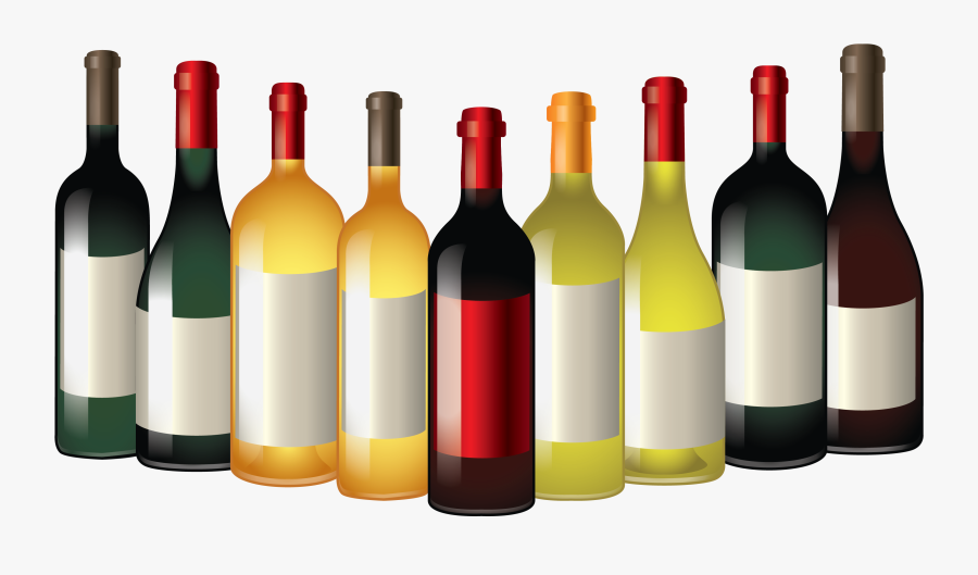 Stockpiled Alcohol - Wine Bottle, Transparent Clipart