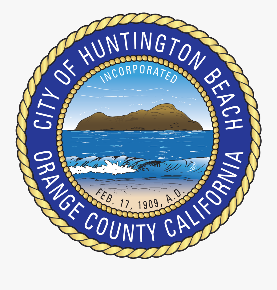 City Of Huntington Beach Seal, Transparent Clipart