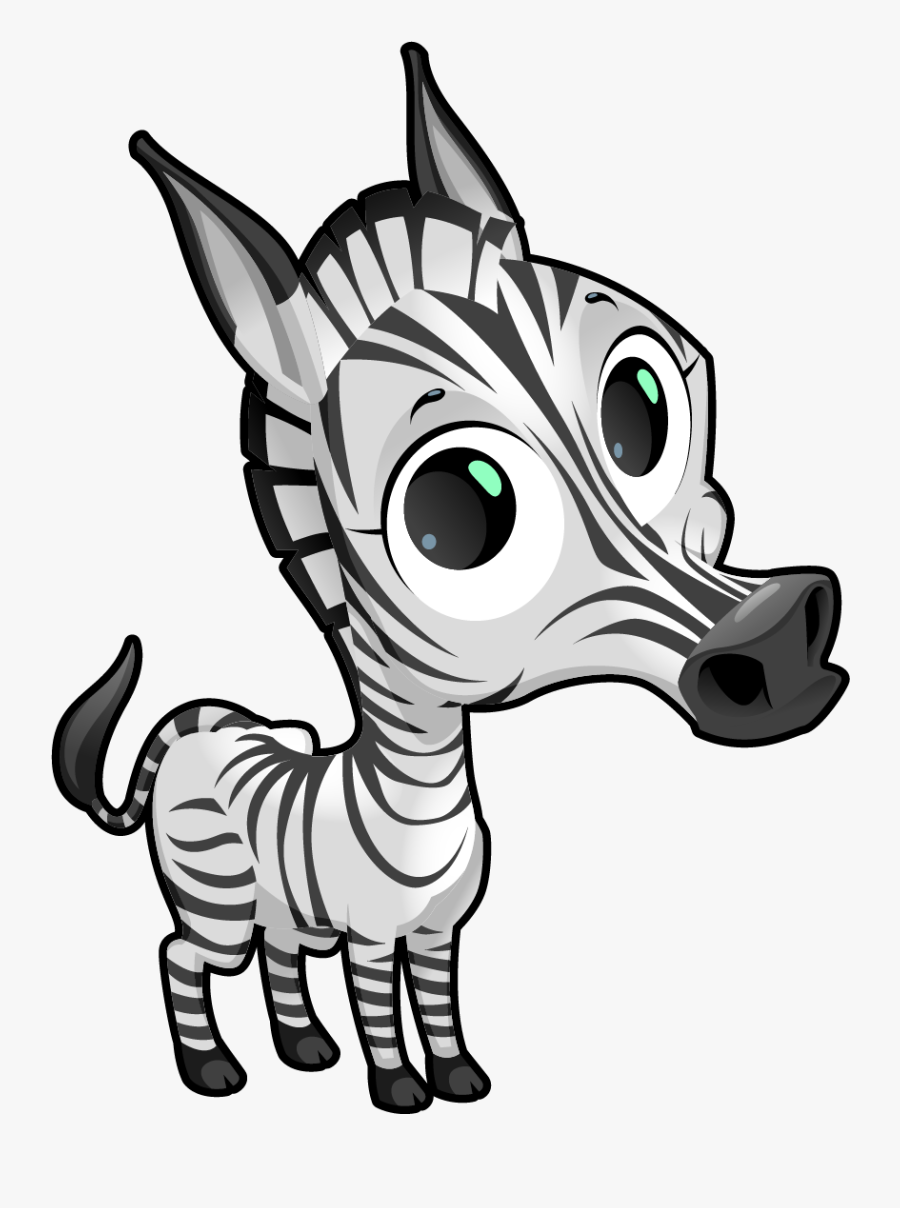 Cute Zebra, Transparent Clipart