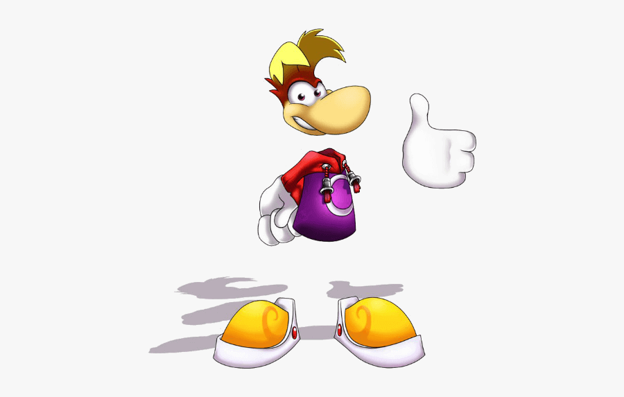 Rayman - Cartoon, Transparent Clipart