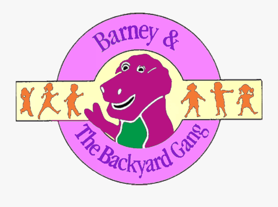 #logopedia10 - Barney And The Backyard Gang Logo, Transparent Clipart