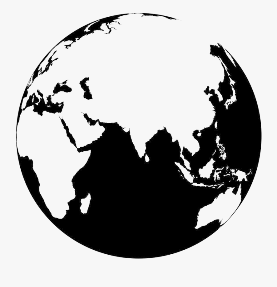 Earth Vector Image Png , Png Download - Earth Black And White Png, Transparent Clipart