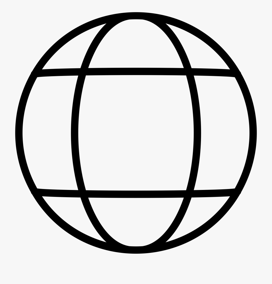 Transparent Globe Drawing Png - Globe Icon, Transparent Clipart