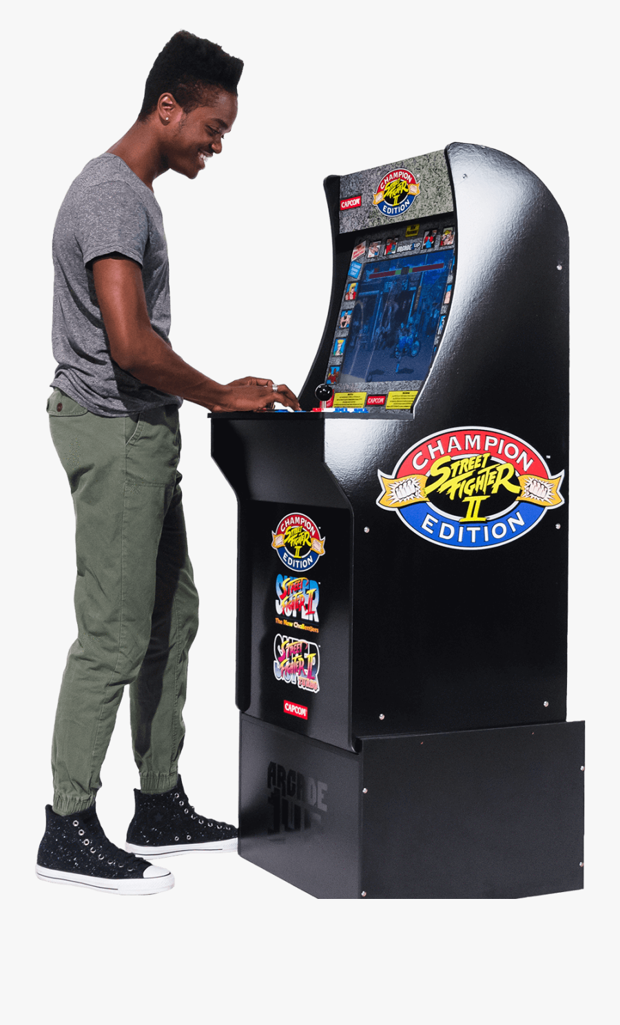 Street Fighter Arcade Cabinet"
 Class="lazyload Lazyload - One Up Arcade Street Fighter, Transparent Clipart