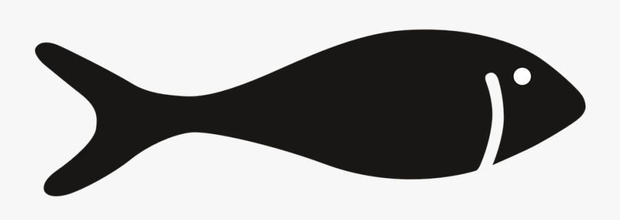 Fish, Graphic, Black, Abstract - Balık Vektör Png, Transparent Clipart