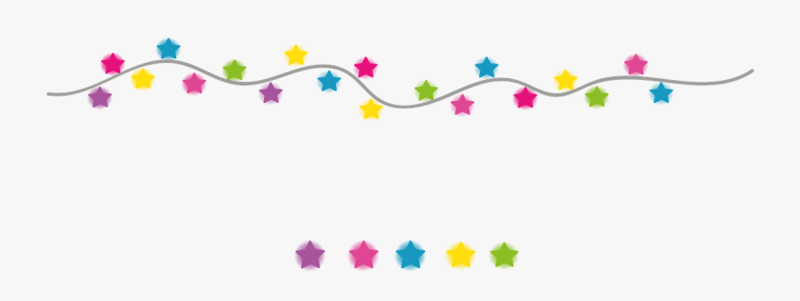 Garland Star Lights Free Picture - Girlande Clipart, Transparent Clipart