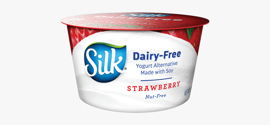 Strawberry Soy Dairy Free - Silk Dairy Free Yogurt Strawberry, Transparent Clipart