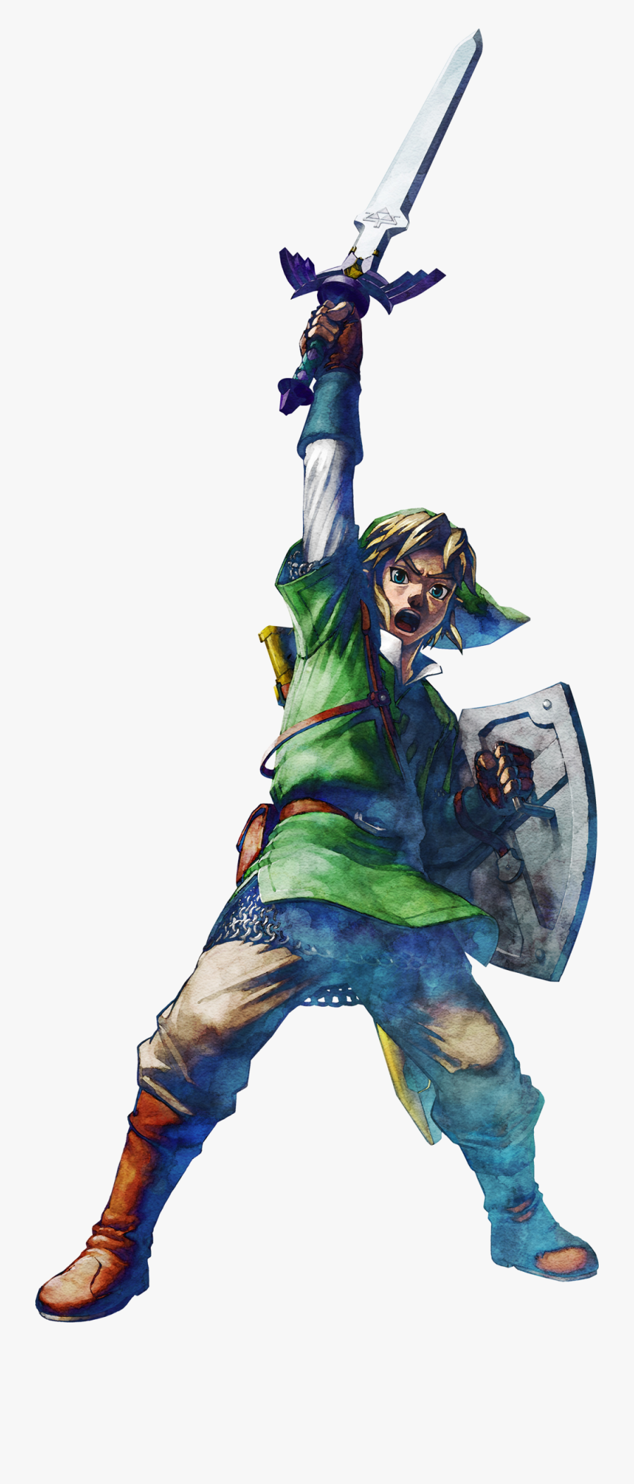 Link Artwork 5 - Legend Of Zelda Skyward Sword, Transparent Clipart