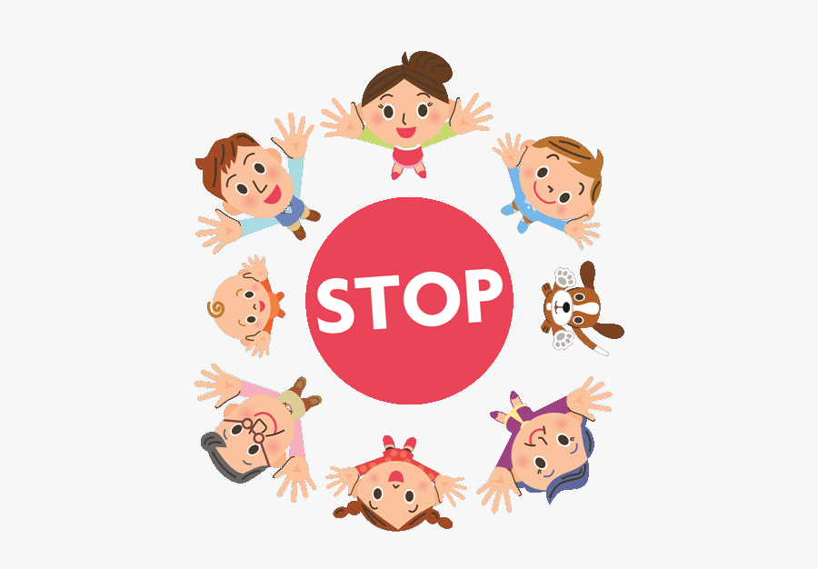 Children Say Stop, Transparent Clipart