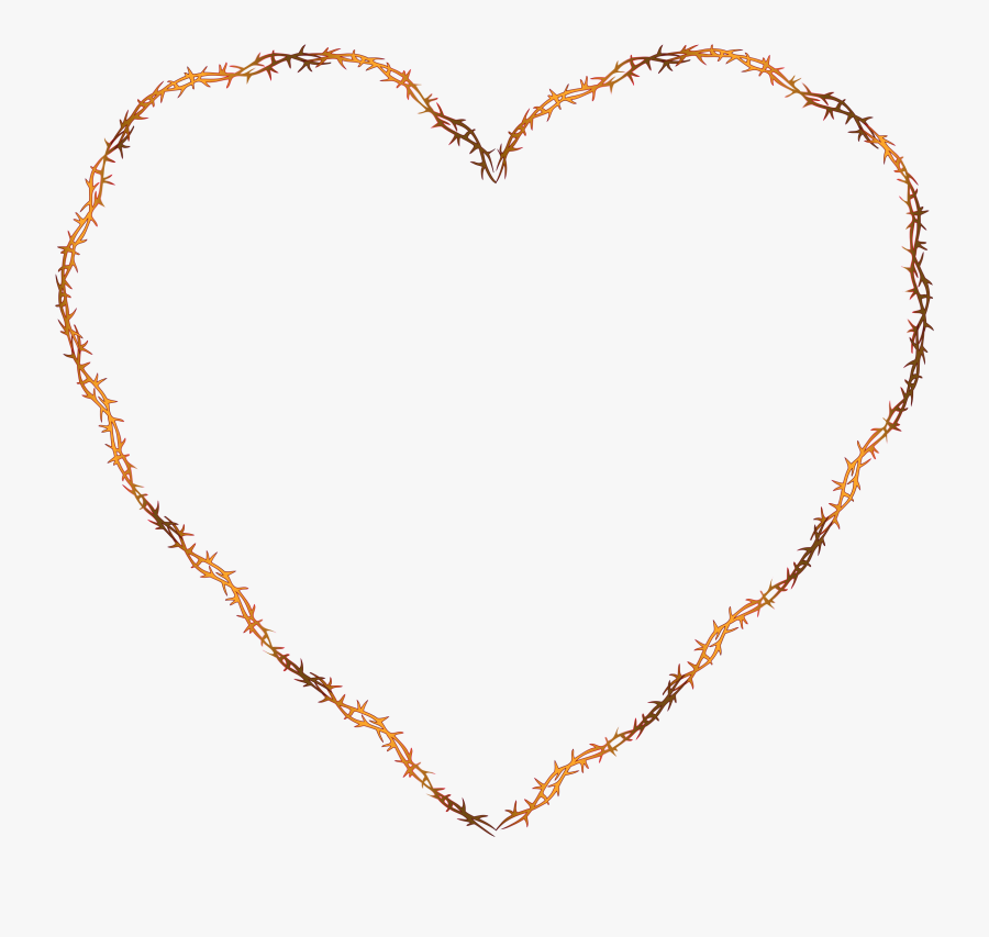 Heart Of Thorns Png - Heart, Transparent Clipart