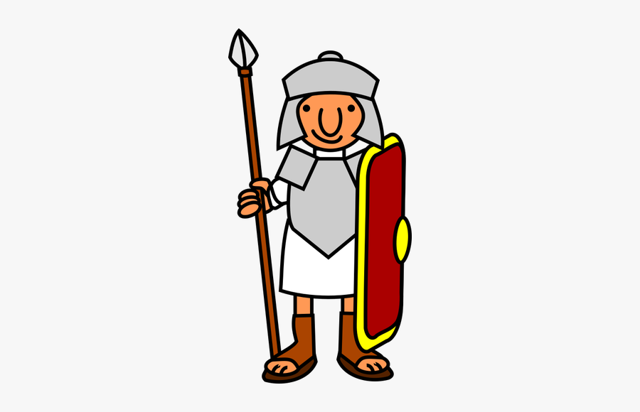 Roman Soldier - Roman Soldier Clip Art, Transparent Clipart