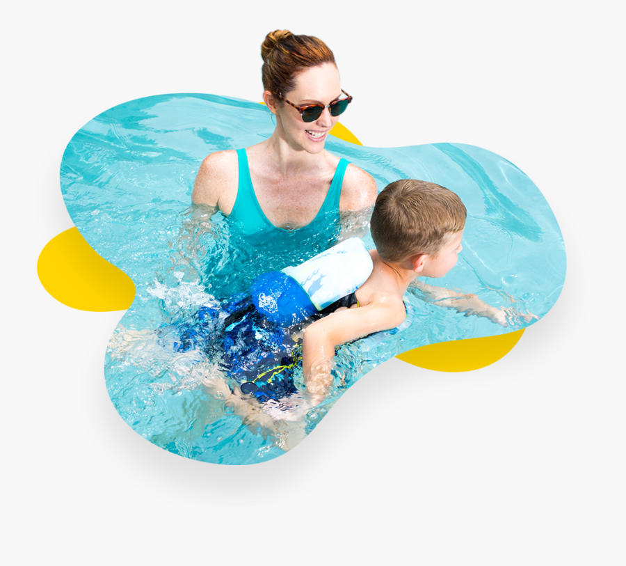 Fun Swimming Transparent Images - Swimming Pool People Png, Transparent Clipart