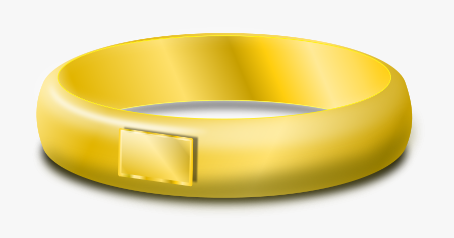 Golden Ring - Clip Art, Transparent Clipart
