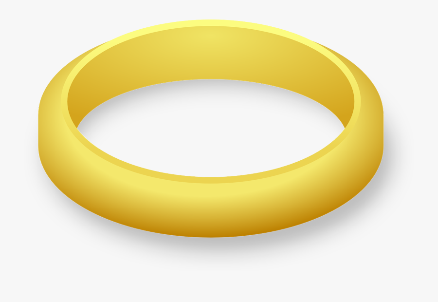 Transparent Free Wedding Ring Clipart - Gold Ring Clipart, Transparent Clipart