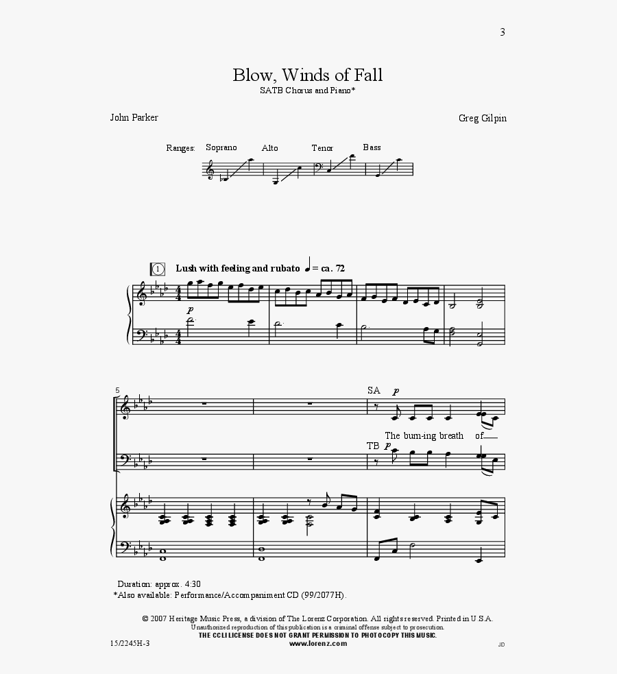 Transparent Wind Blowing Png - Sheet Music, Transparent Clipart