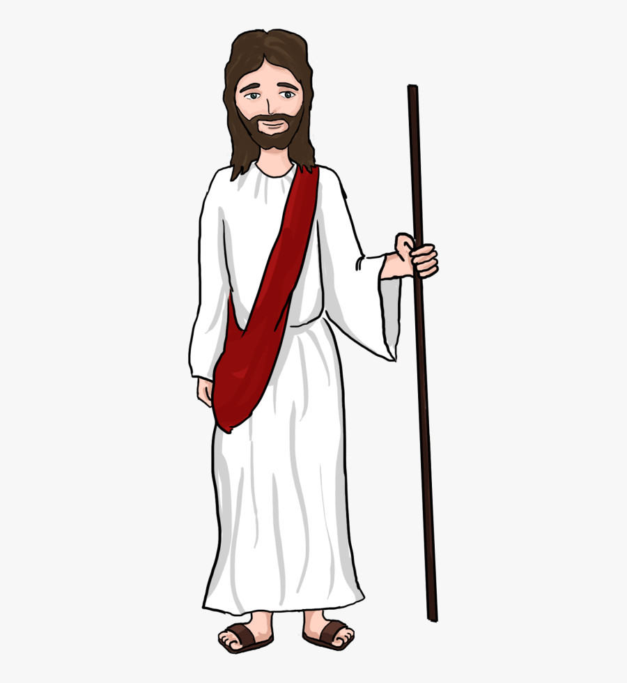 Jesus Clipart - Jesus Cartoon Transparent Background, Transparent Clipart