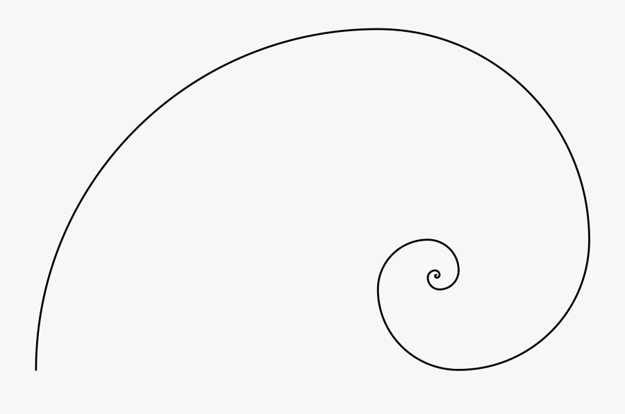 Transparent Algebra Clipart - Golden Ratio Spiral Svg , Free ...