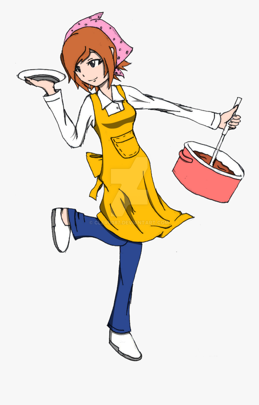 Cooking Mama Anime By Cleru087 Cooking Mama Anime By - Cooking Mama Anime, Transparent Clipart