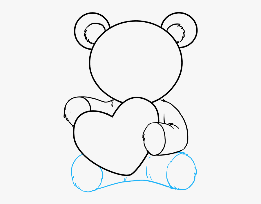 teddy bear with heart clipart