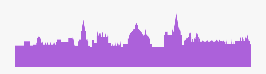 Oxford Skyline Vector, Transparent Clipart