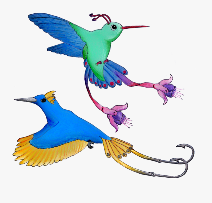 Hummingbird Clipart Kingfisher - Pokemon Tropical Birds, Transparent Clipart