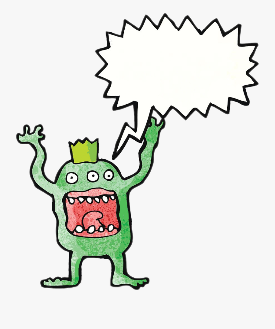 #ftefunnymonsters #monster #green #mouth #red #teeth - Drawing Of A Mouth Talking, Transparent Clipart