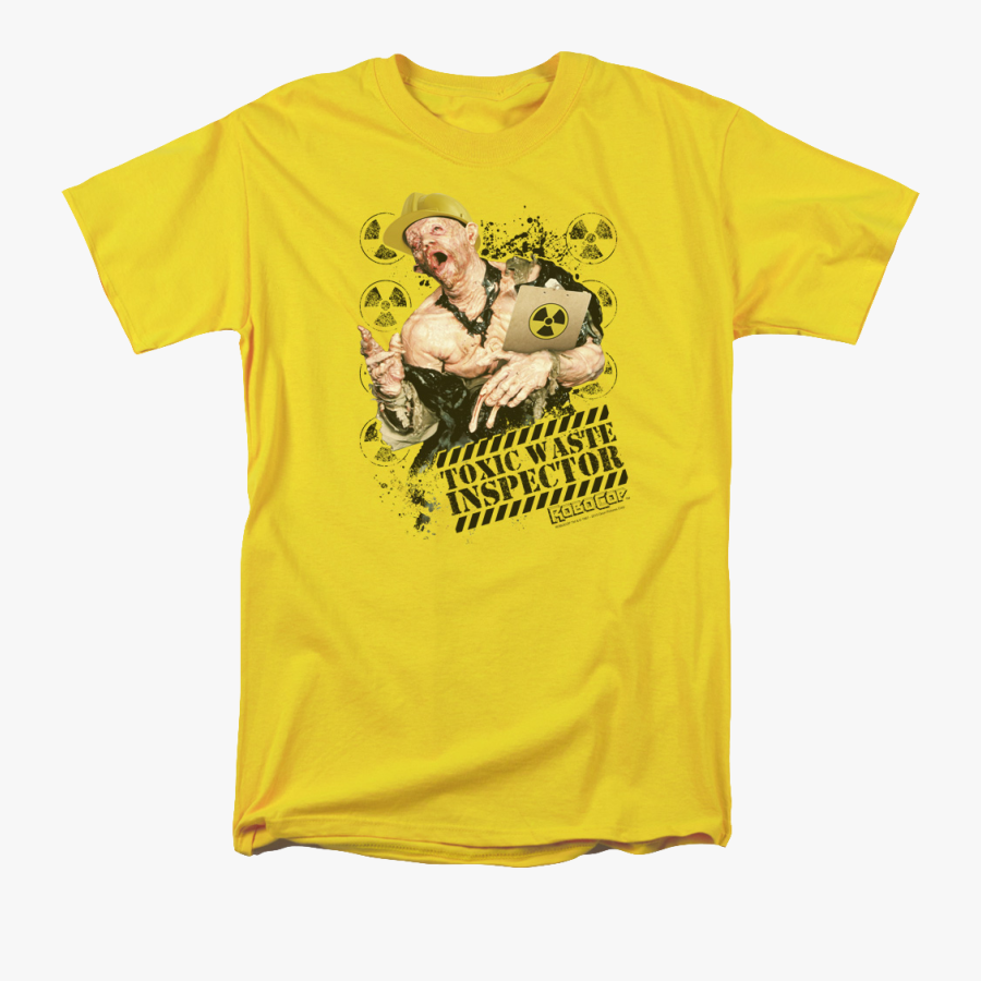 Toxic Waste Robocop T-shirt - Rocky Vs Apollo Shirt, Transparent Clipart