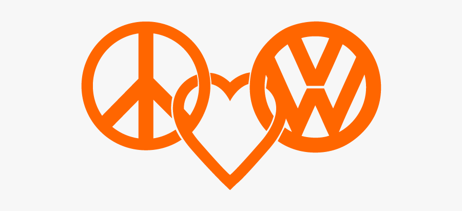 Volkswagen Clipart Emblem - Peace Sign Music Note, Transparent Clipart