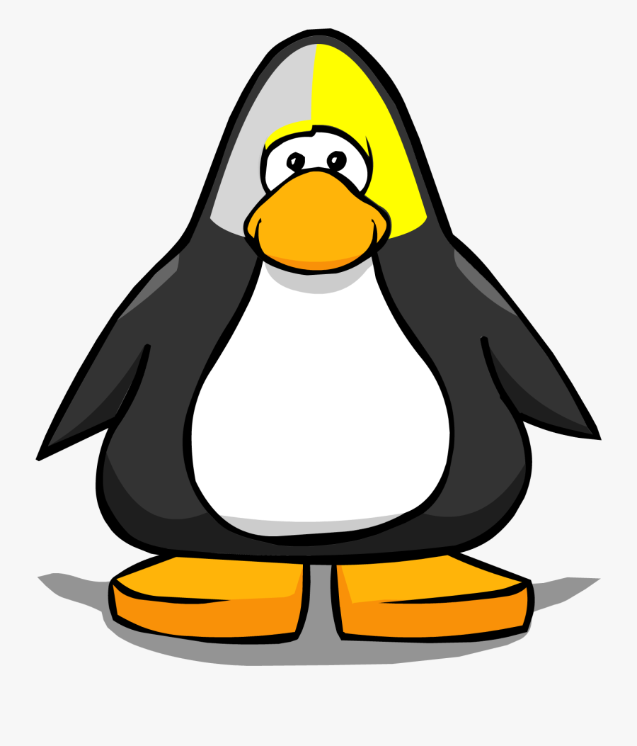 Yellow Face Paint From A Player Card - Club Penguin Maroon, Transparent Clipart