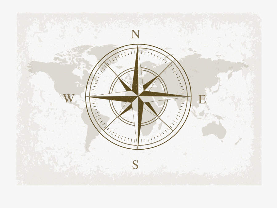 Map Compass Png 328917 World Map - Old Map Vector Free, Transparent Clipart