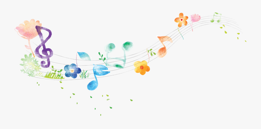 Colorful Music Notes Png - Colorful Cartoon Musical Notes, Transparent Clipart