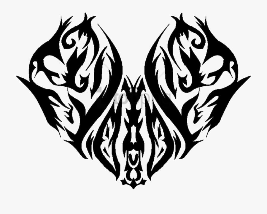 Heart Tattoo Png - Tattoos File Png, Transparent Clipart
