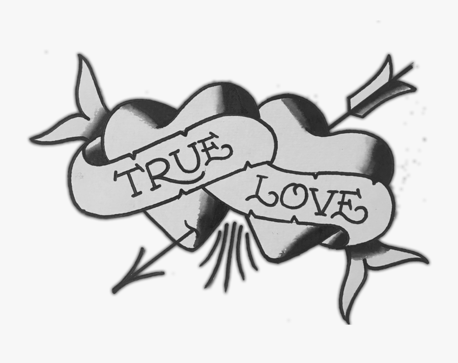 Transparent Love Tattoo Png - True Love Tattoo Png, Transparent Clipart