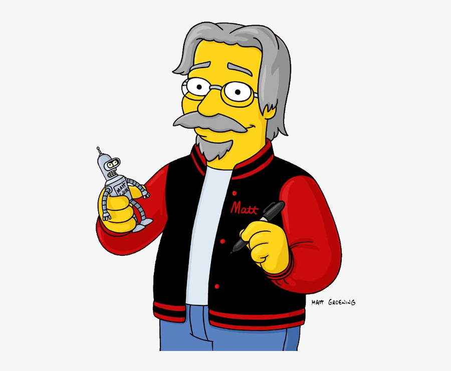 Happy Birthday To Matt Groening - Futurama Matt Groening, Transparent Clipart