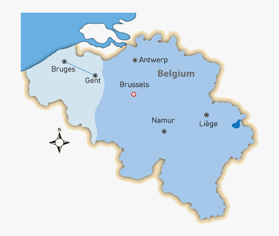 Climate Map Of Belgium , Free Transparent Clipart - Clipartkey