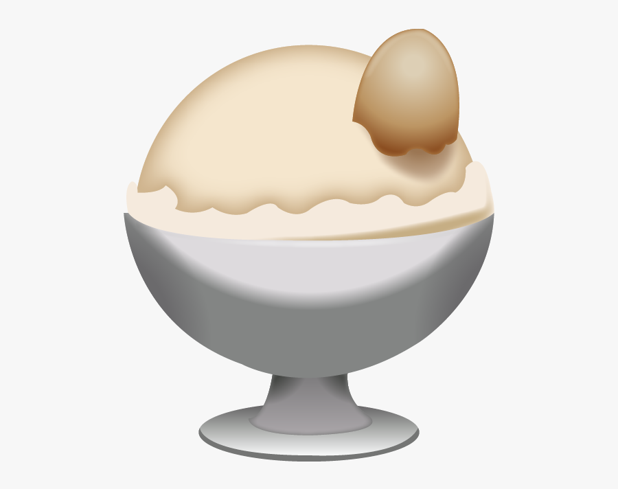 Ice Cream Emoji Png - Ice Cream Emoji, Transparent Clipart