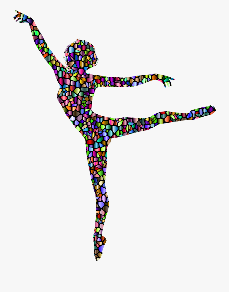Silhouette Of Abstract Dancer Png - Silhouette Lyrical Dancers, Transparent Clipart