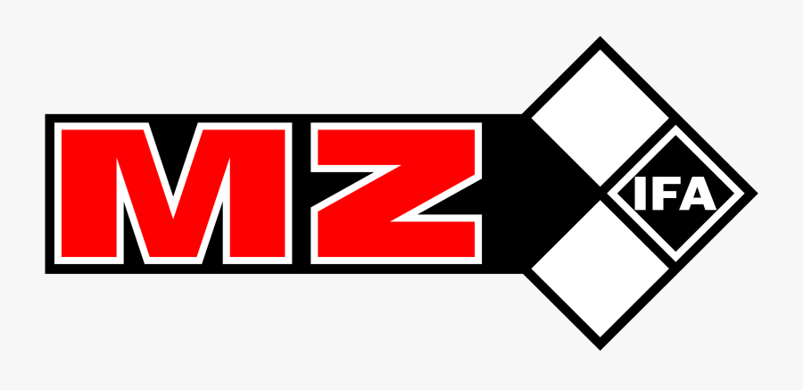 Transparent Vintage Motorcycle Clipart - Mz Logo, Transparent Clipart