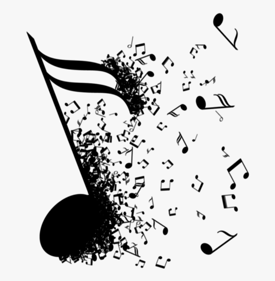 Png Noir Et Blanc - Music Black And White, Transparent Clipart