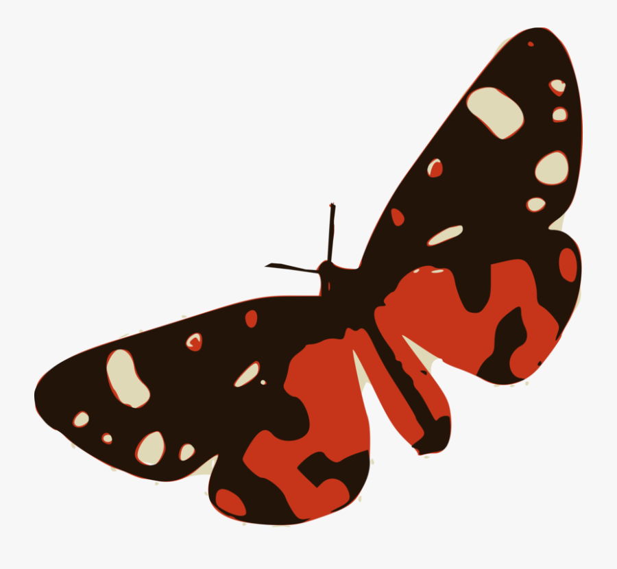 3 Clipart Butterfly - Brush-footed Butterfly, Transparent Clipart