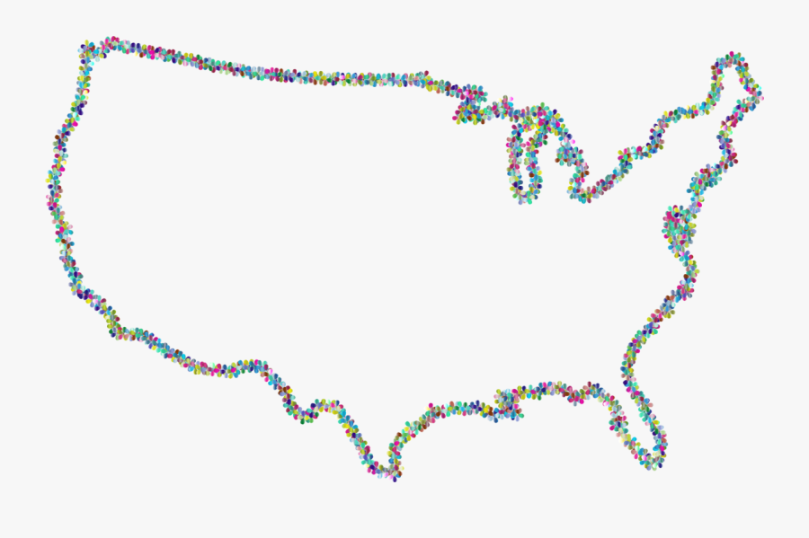 Outline Of The United States U - Outline Of The United States, Transparent Clipart