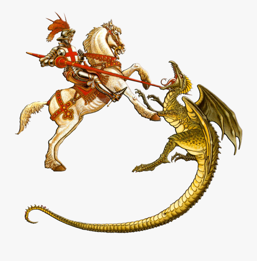St George And The Dragon Clip Art, Transparent Clipart